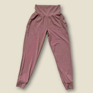 Athleta High Rise Jogger Pants Mauve Purple XXS Women’s Athleisure Yoga Lounge